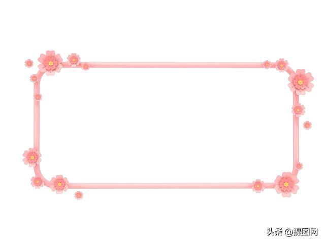 免抠素材|清新好看的樱花边框素材-7.jpg